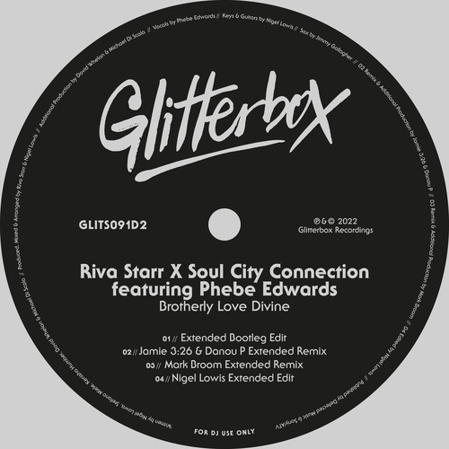 Riva Starr, Phebe Edwards, Soul City Connection - Brotherly Love Divine