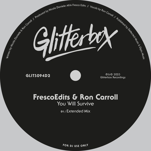 Ron Carroll, FrescoEdits - You Will Survive - Extended Mix
