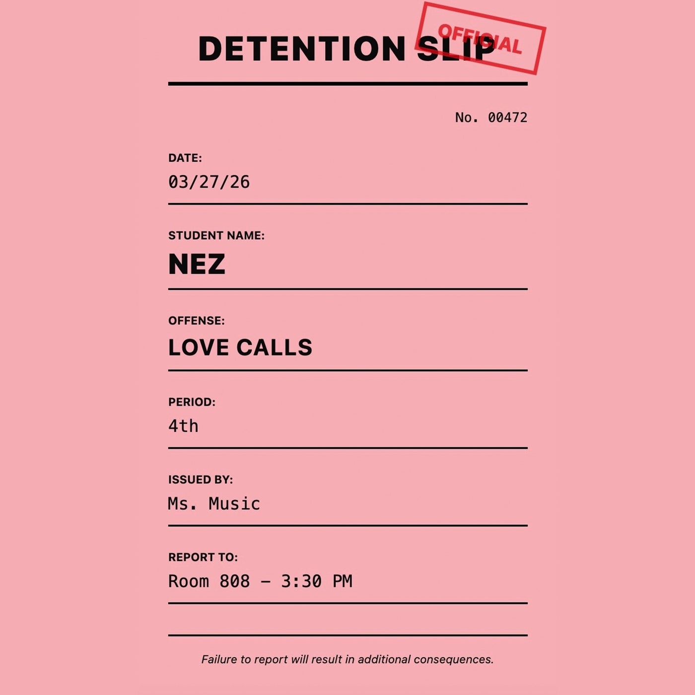Nez - LOVE CALLS