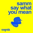 Samm (BE) - Say What You Mean